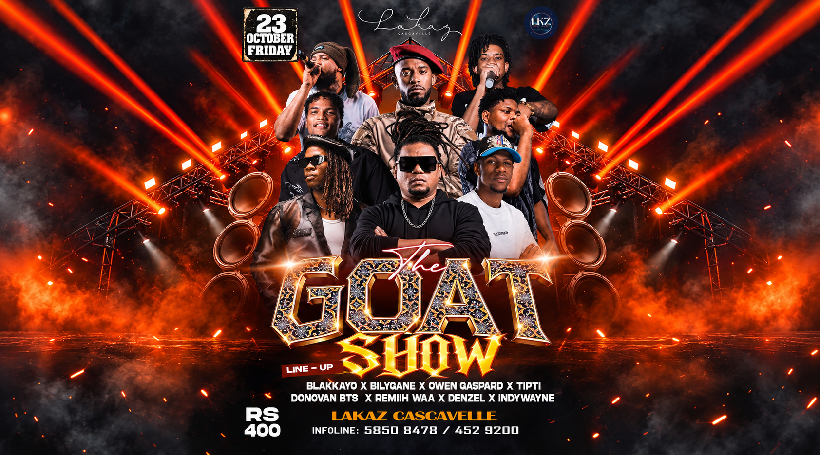 The GOAT Show : rendez-vous le 23 octobre à Lakaz Cascavelle